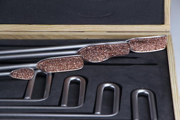 Toothed raspTooth rasp set for small horses in wooden case